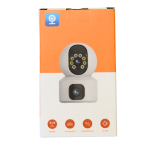 Single Lens 4MP WiFi + SIM Based PTZ Camera with Two Way Talking, 360° Rotation, Full HD Video, Motion Tracking