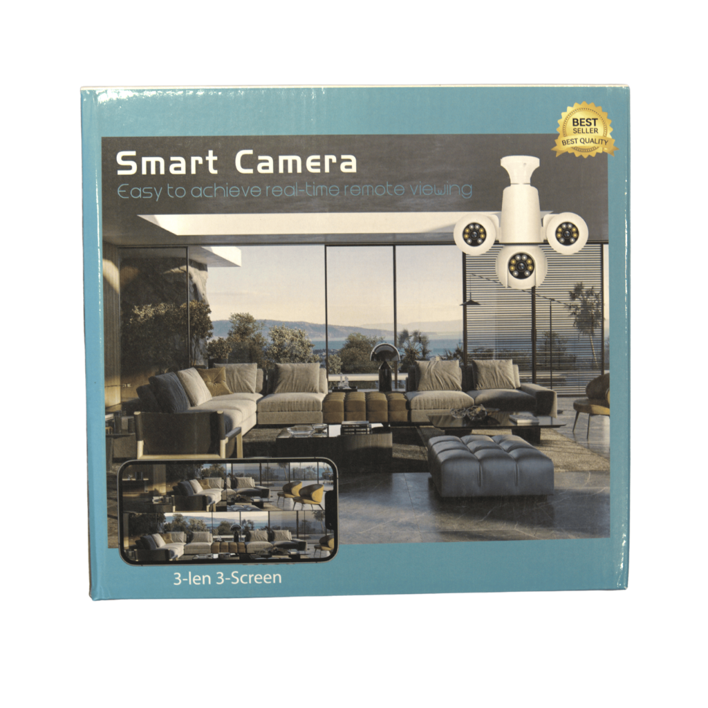 Three Lens 4MP WiFi PTZ Camera with Two Way Talking, 360° PTZ Rotation, Full HD Video, Motion Tracking - Image 2