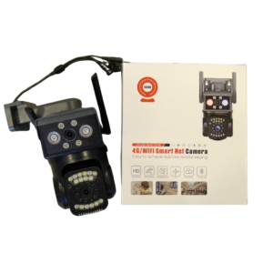 Dual Lens 5MP WiFi + SIM Based PTZ Camera with Two Way Talking, 360° PTZ Rotation, Full HD Video, Motion Tracking