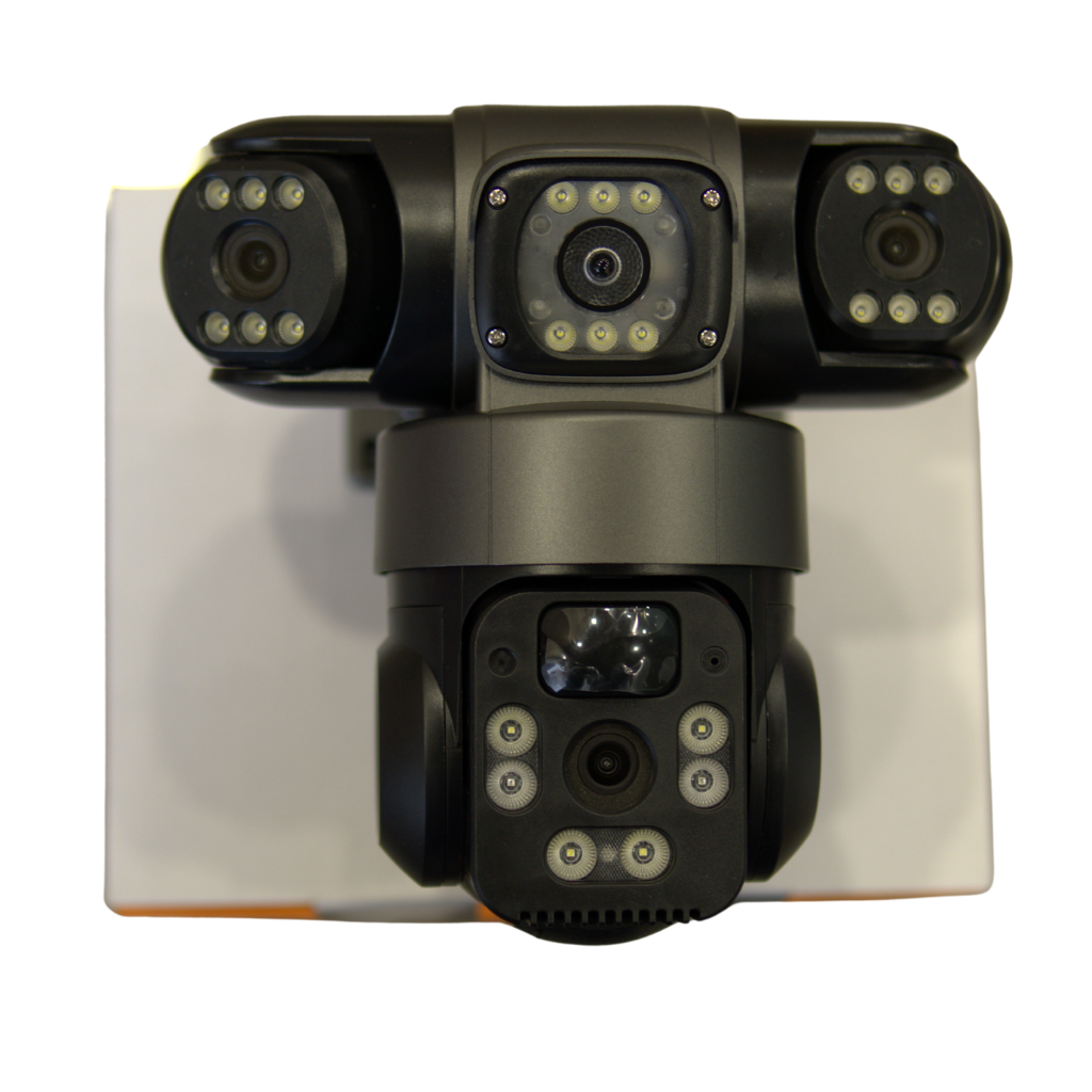 Three Lens 5MP WiFi + SIM Based Solar PTZ Camera with Two Way Talking, 360° PTZ Rotation, Full HD Video, Motion Tracking - Image 5