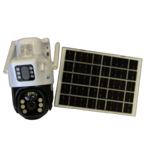 5MP Dual SIM Based Solar PTZ Camera with Two Way Talking, 360° PTZ Rotation, Full HD Video, Motion Tracking