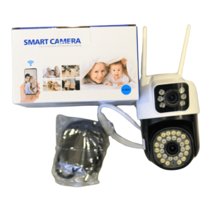 Dual Lens 5MP WiFi + SIM Based PTZ Camera with Two Way Talking, 360° PTZ Rotation, Full HD Video, Motion Tracking