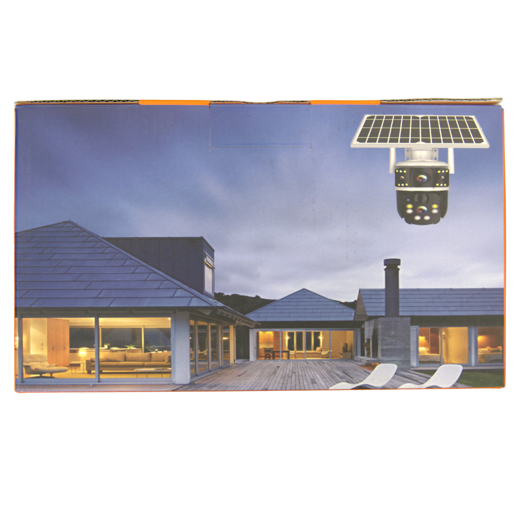 Dual Lens 5MP SIM Based Solar PTZ Camera with Two Way Talking, 360° PTZ Rotation, Full HD Video, Motion Tracking - Image 3